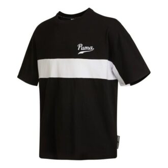 Coloblock Logo T-skjorte «Svart»
