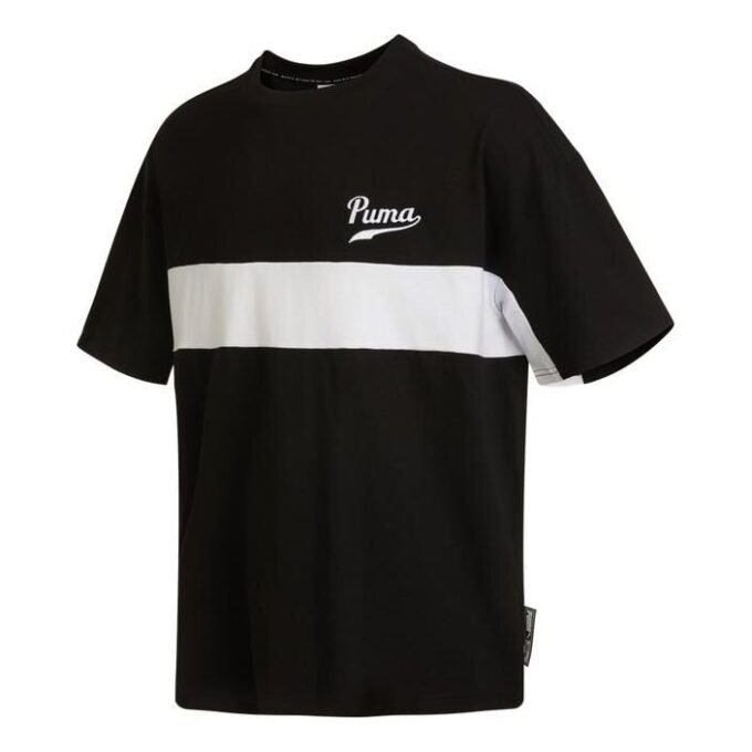 Coloblock Logo T-skjorte «Svart»