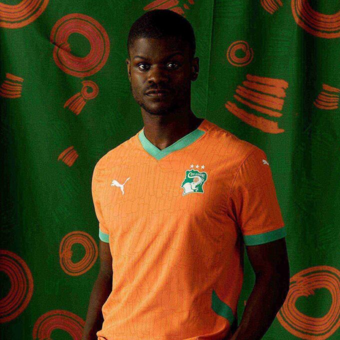 Côte d’Ivoire 2025 Hjemmekopi-trøye fotball for menn