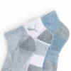 Dame Half Terry Quarter Crew-sokker (6 par)