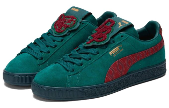 Dapper Dan x Suede «Jacquard-trykk – Varsity Green»