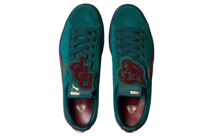 Dapper Dan x Suede «Jacquard-trykk – Varsity Green»