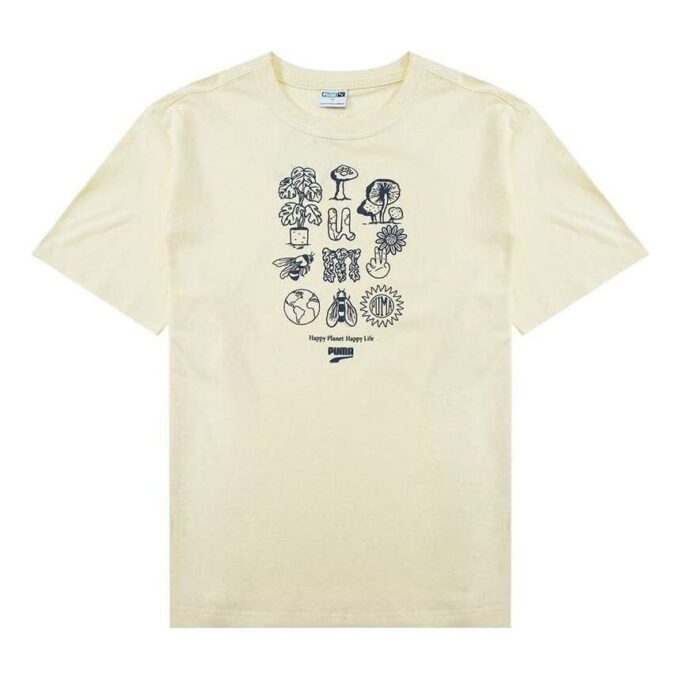 Downtown Graphic T-skjorte «Beige»