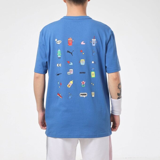 Downtown Graphic T-skjorte «Blå»