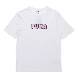 Downtown Graphic T-skjorte «Hvit Rosa»