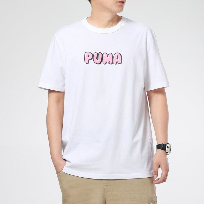 Downtown Graphic T-skjorte «Hvit Rosa»