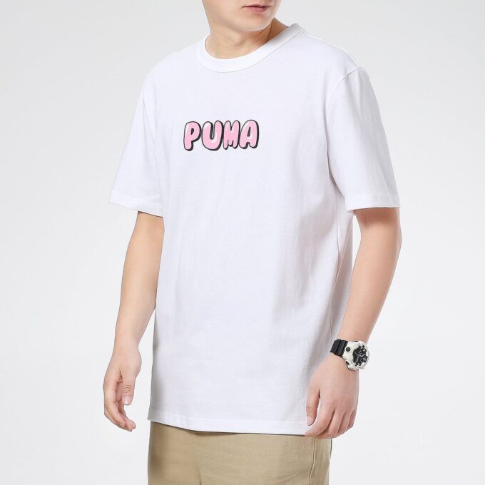 Downtown Graphic T-skjorte «Hvit Rosa»