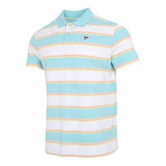 Downtown Stripe Polo T-skjorte &laquo;Hvit&raquo;