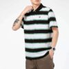 Downtown Stripe Polo T-skjorte &laquo;Hvit&raquo;