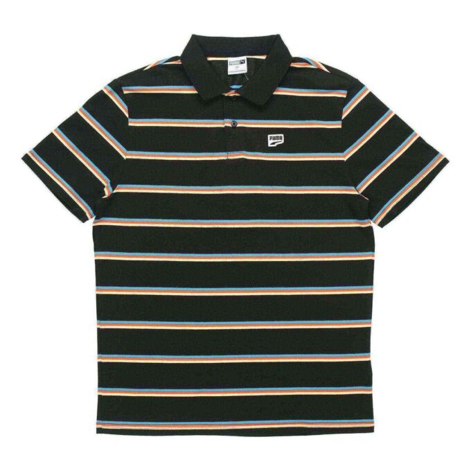Downtown Stripe Polo T-skjorte &laquo;Svart&raquo;
