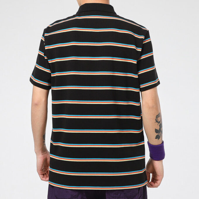 Downtown Stripe Polo T-skjorte &laquo;Svart&raquo;