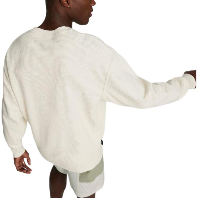 Downtown Waffle Crew Neck Genser «Hvit»