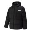 Dunjakke med puffer &laquo;Svart&raquo;
