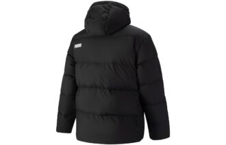 Dunjakke med puffer &laquo;Svart&raquo;