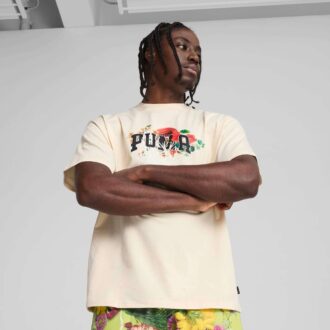 Dunked In Florals herre basketballt-t-skjorte