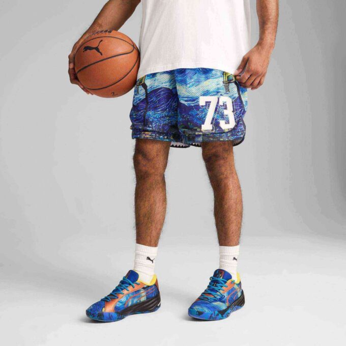 Dylan Exhibit Herre 7″ Shorts med heldekkende trykk