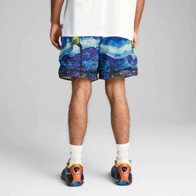 Dylan Exhibit Herre 7″ Shorts med heldekkende trykk