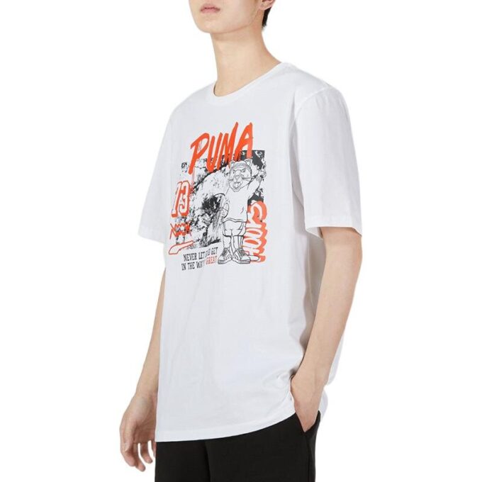 Dylan kortermet basketball-T-skjorte «Hvit»