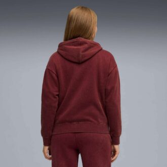 Elevated Essentials Acid Wash Dame Fleece Hettegenser