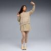 Elevated Essentials Acid Wash Dame Fleece Hettegenser