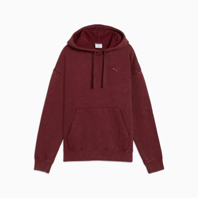 Elevated Essentials Acid Wash Dame Fleece Hettegenser