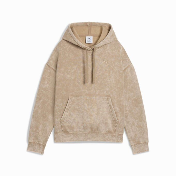 Elevated Essentials Acid Wash Dame Fleece Hettegenser