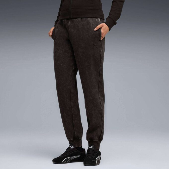 Elevated Essentials Acid Wash Dame Fleece Joggebukse