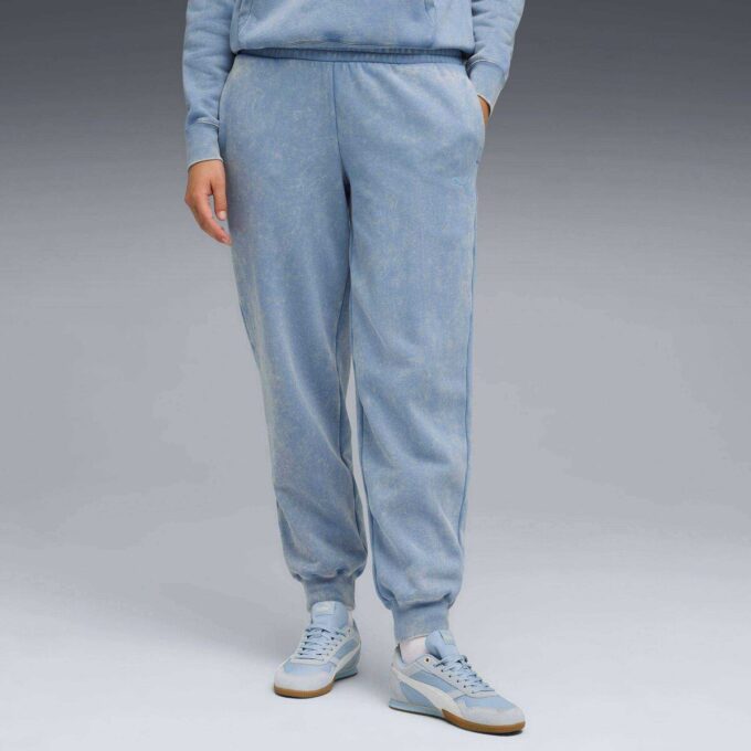 Elevated Essentials Acid Wash Dame Fleece Joggebukse