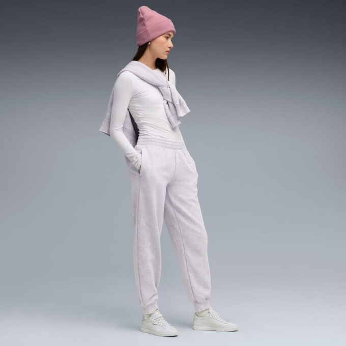 Elevated Essentials Acid Wash Dame Fleece Joggebukse