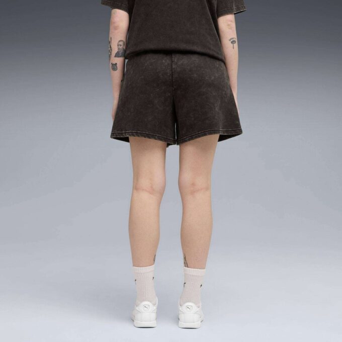 Elevated Essentials Acid Wash Dameshorts