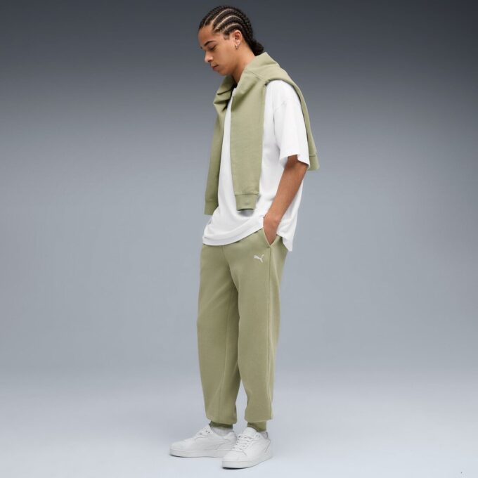 Elevated Essentials Acid Wash Menn Fleece Joggebukse