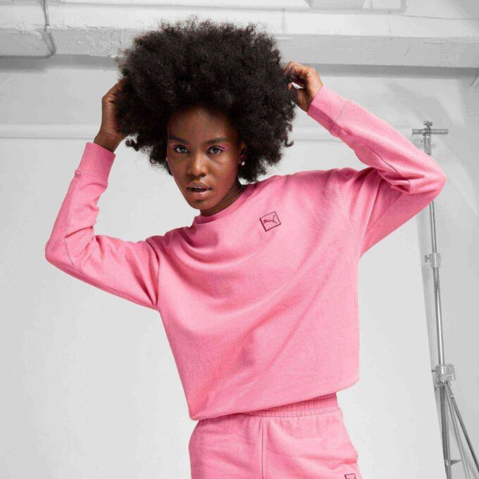 Elevated Essentials Dame Comfort Crew Genser