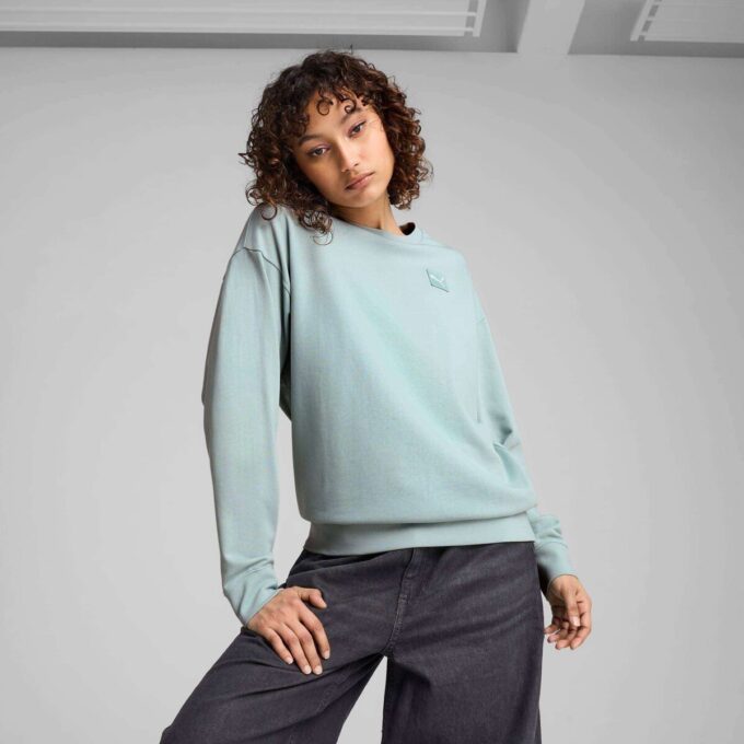 Elevated Essentials Dame Comfort Crew Genser