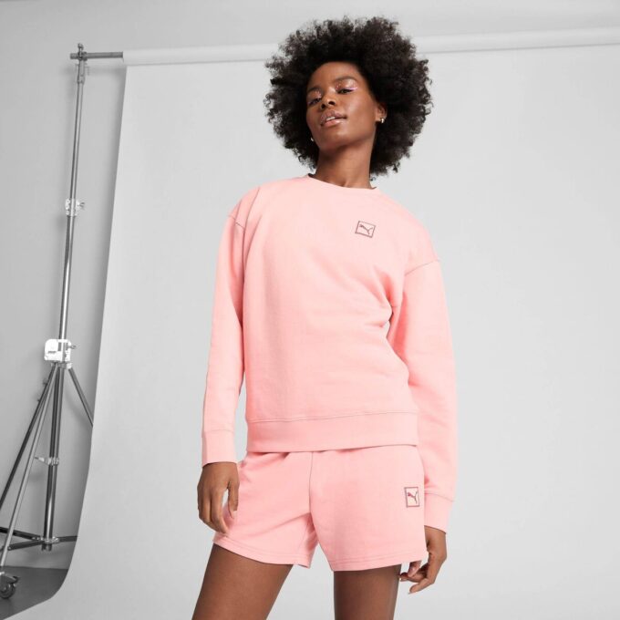 Elevated Essentials Dame Comfort Crew Genser