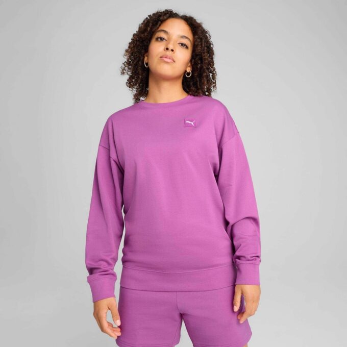 Elevated Essentials Dame Comfort Crew Genser