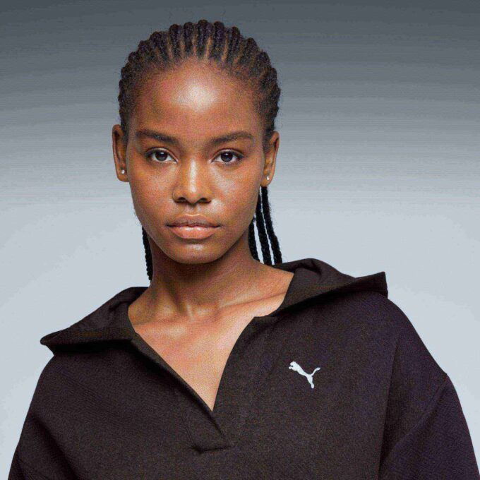 Elevated Essentials Dame Jacquard Hettegenser