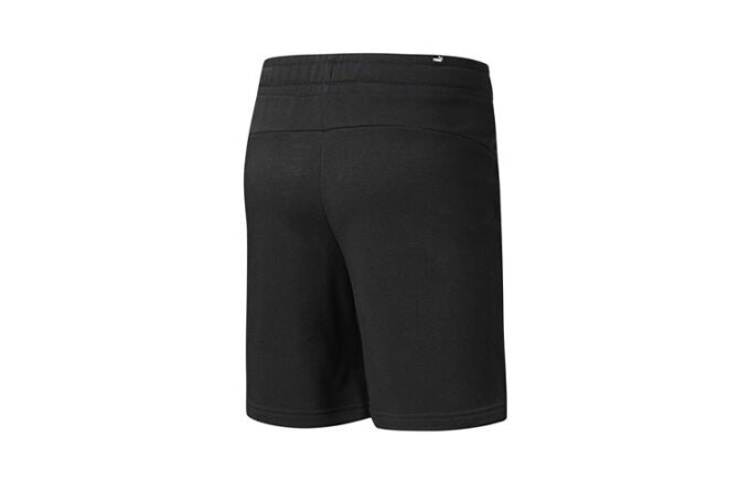 Ensfargede casual shorts &laquo;Svart&raquo;