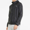 Ensfarget logo Athleisure Casual Sports vevd hettejakke svart