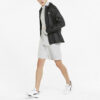 Ensfarget logo Athleisure Casual Sports vevd hettejakke svart