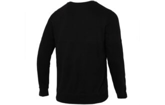Ensfarget logo sportsgenser med rund hals, svart