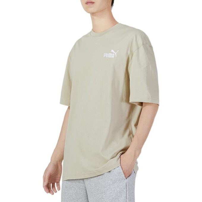 Ess+ Avslappet T-skjorte «Beige»