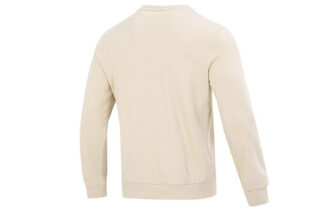 Ess genser med liten logo og rund hals, «Beige»