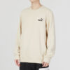 Ess genser med liten logo og rund hals, «Beige»