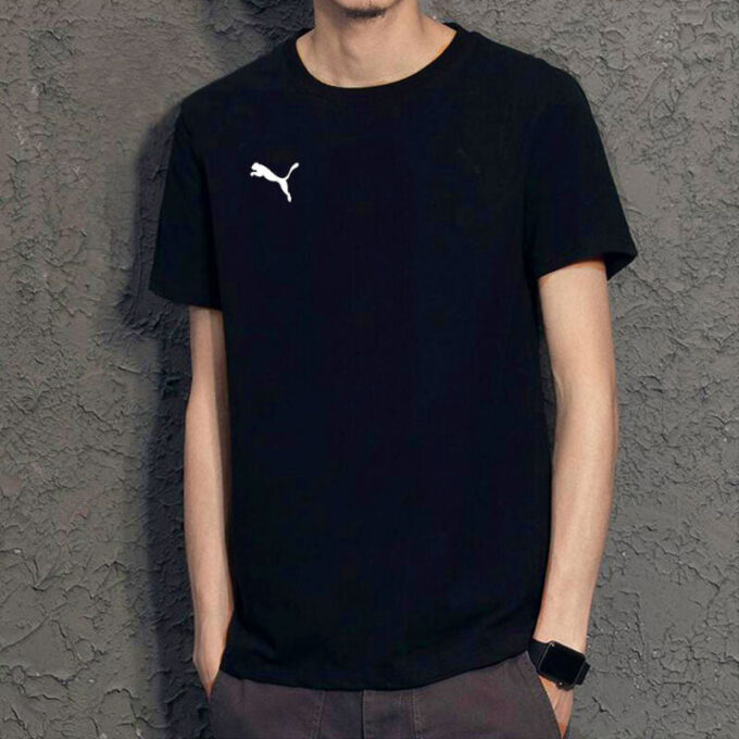 Essential Regular Fit Logo Print T-skjorte «Svart»