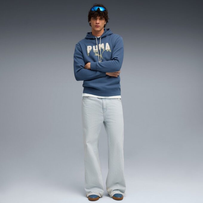 Essentials Double Up Menn Fleece Hettegenser