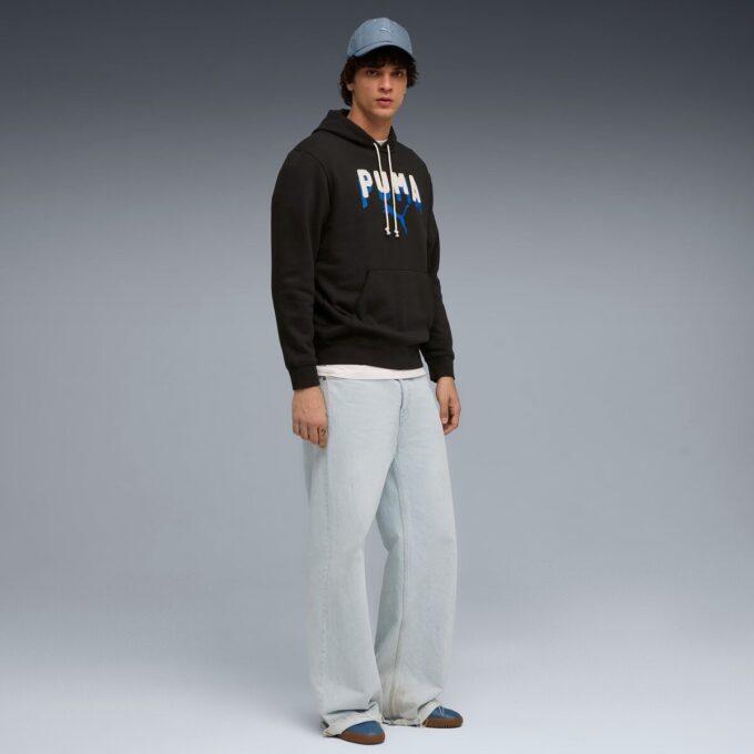 Essentials Double Up Menn Fleece Hettegenser