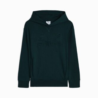 Essentials Embossed Big Kids bomullsfleece-hettegenser