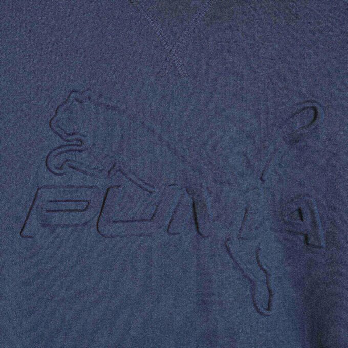 Essentials Embossed Big Kids bomullsfleece-hettegenser