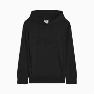 Essentials Embossed fleece-hettegenser til små barn