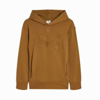 Essentials Embossed fleece-hettegenser til små barn